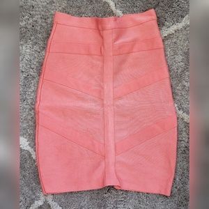 Bebe high waisted bodycon skirt